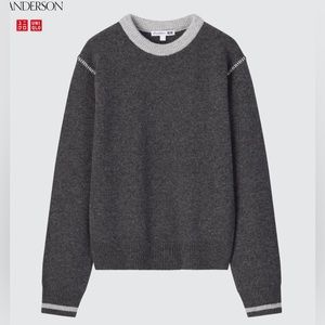 UNIQLO x JW ANDERSON Premium 100% Lambswool Crewneck Sweater New